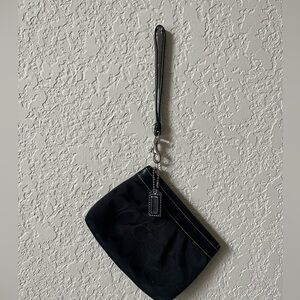 Black Coach Wristlet